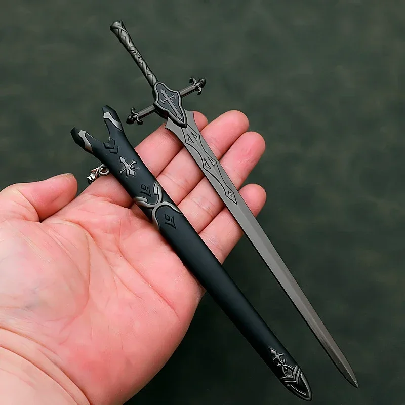 Fate/stay Night Anime Peripheral Weapon Siegfried Balmunk Dargon Altria Pendragon 22cm Uncut Metal Weapon Model Ornament Boy Toy