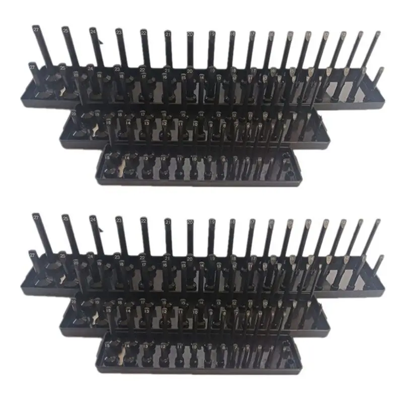 6pc-socket-organizer-tray-set-black-metric-socket-trays-1-4inch-3-8inch-1-2inch-drive-deep-and-shadow-socket-holders