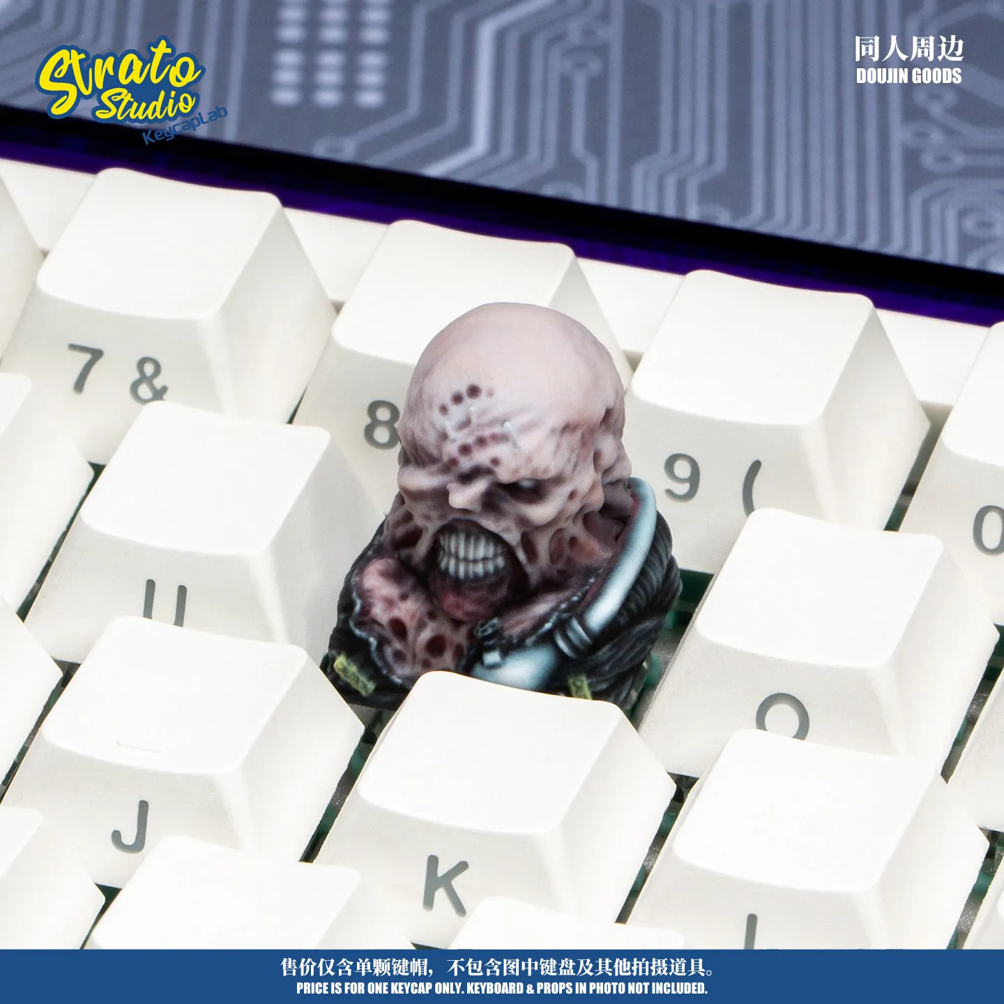 

Strato Studio Resin Keycap Resident Evil Tyrant Single Replaceable Cross Shaft For Mechanical Keyboard Doujin Goods Hobbyists