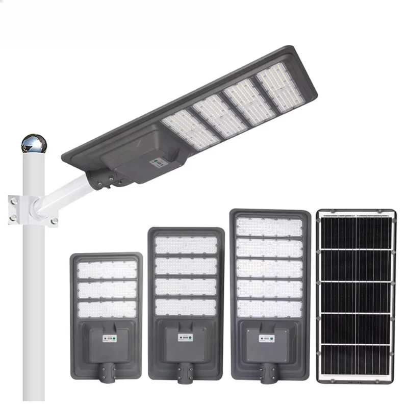 

Low MOQ Integrated All in One Led Solar Street Light Outdoor 100w 200w 300w 400w Fixtures With Pole Waterproof for Project Price