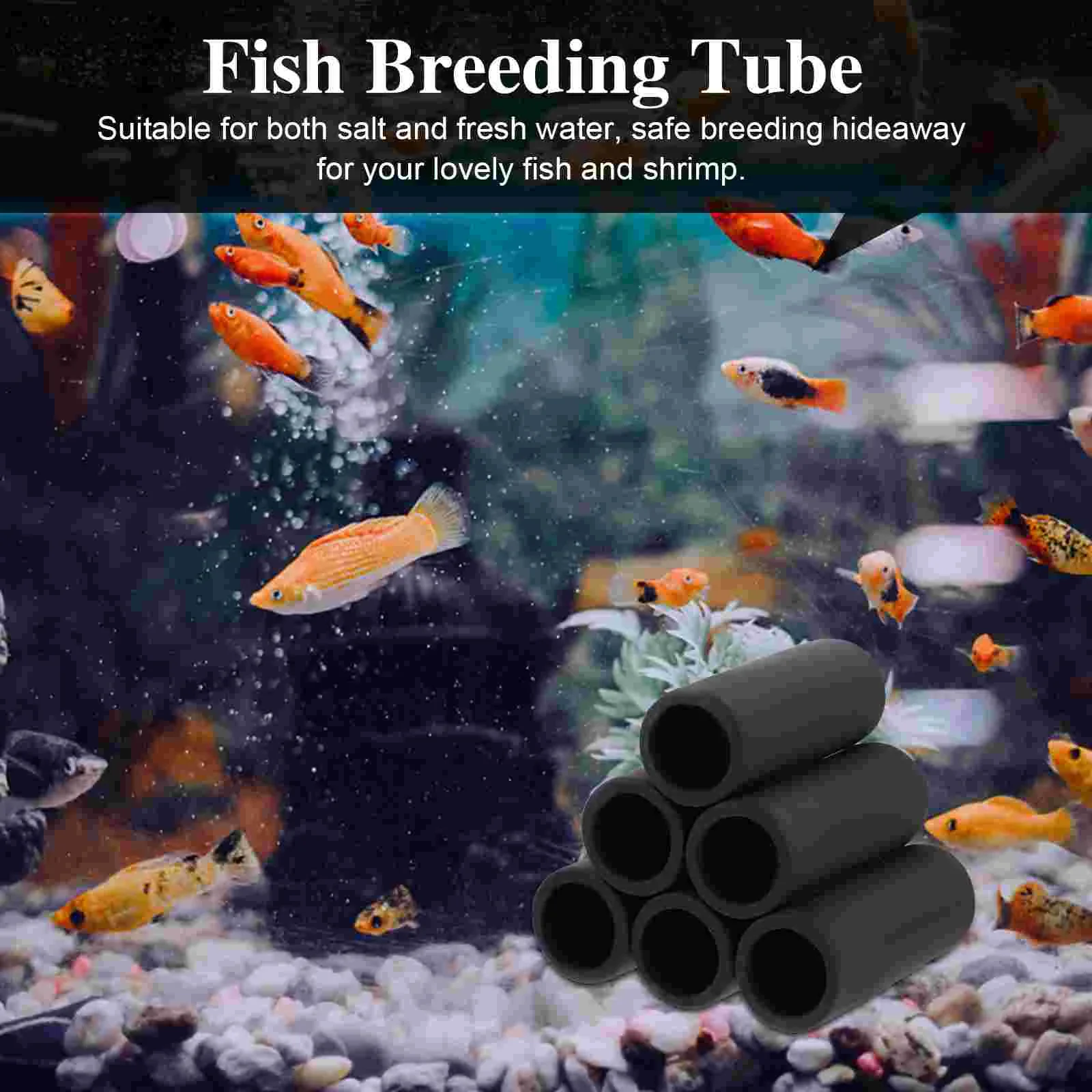 Aquarium Fish Cave Shelter Shrimp Ornaments Tank Habitat Hideaway Hideout Tube Salmon Diy Hiding Ceramic Wood Caves Pleco Logs