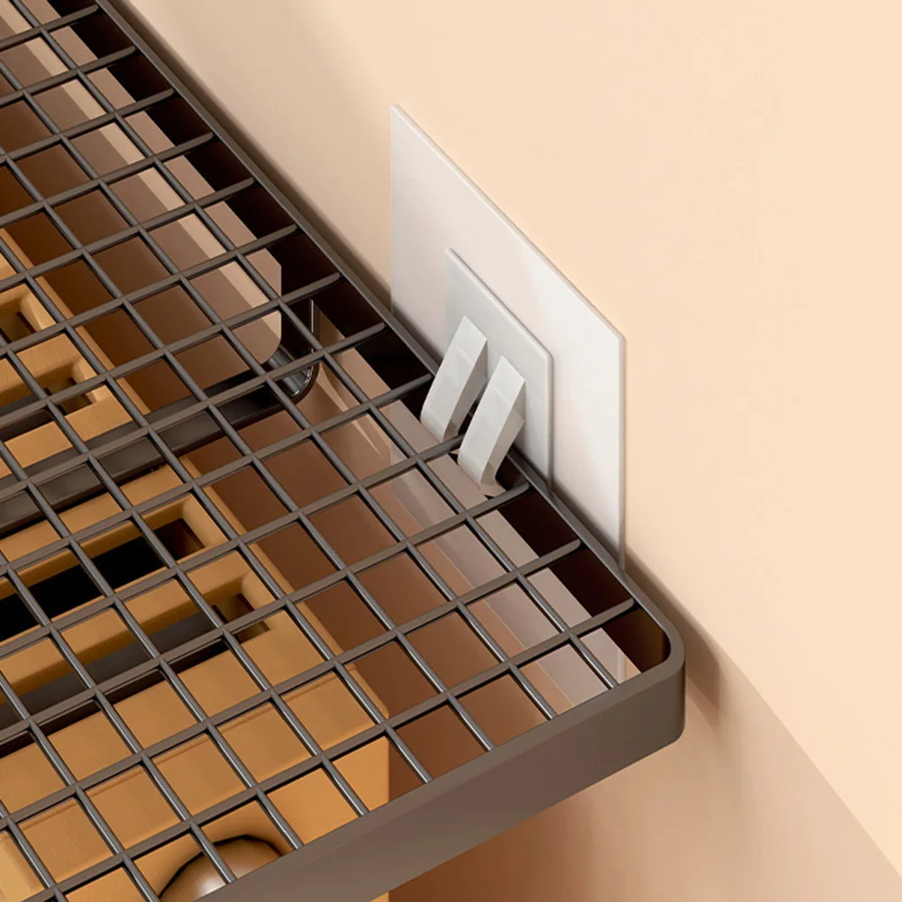 Radiator Top Storage Rack Set 2pcs with Hooks for Clothes Drying and Small Item Storage For Easy to Attach Without Drilling