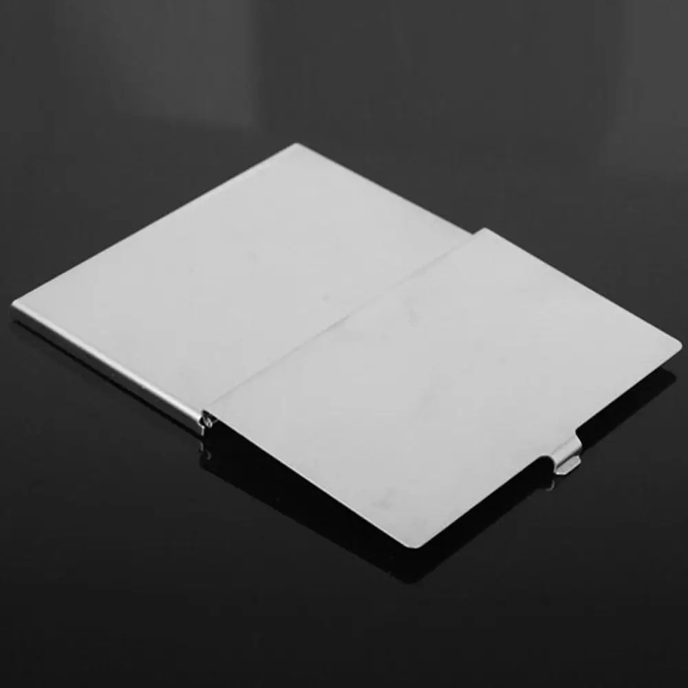 1 pc Waterproof Business Card Storage Box Aluminum Metal Business ID Credit Card Holder Case Hot Selling