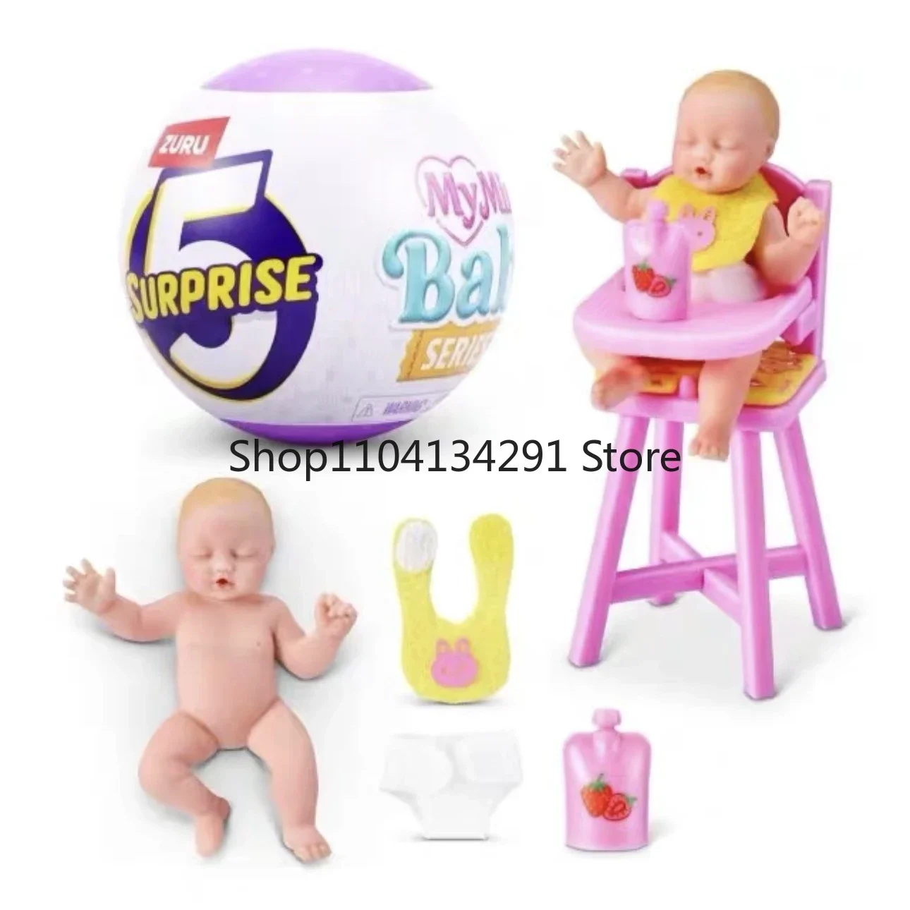 جديد Zuru Surprise Series2 My Mini Baby أنيمي Fiugres صندوق غامض كرة طفلي الجيل الثاني لعبة كرة أطفال هدايا ألعاب