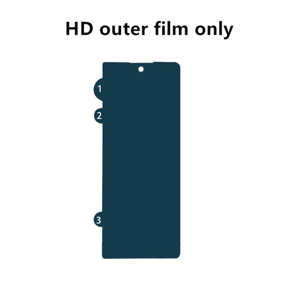 Matte HD Anti-Splitter-Privatsphäre-Hydrogel-Folie für Samsung Galaxy Z Fold8 Ultra Fold 8 7 Anti-Spy Weicher Innen- und Außenbildschirmschutz – Detail 6