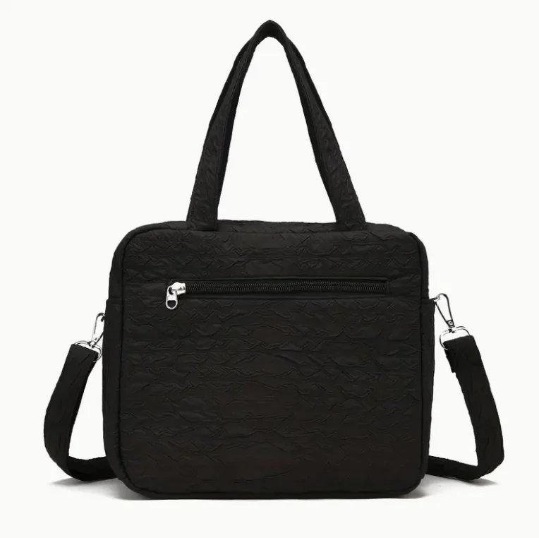 حقيبة حفاضات مبطنة أنيقة للأمهات - تصميم متعدد الاستخدامات للكتف والجسم، خفيفة الوزن وواسعة ومثالية للاستخدام اليومي