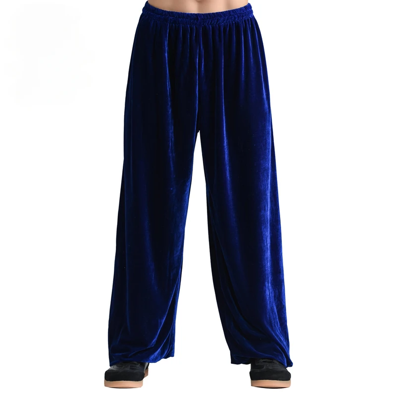 Inverno Tai Chi Pantaloni Pantaloni di Velluto Kung Fu Arti marziali Pantaloni di Yoga