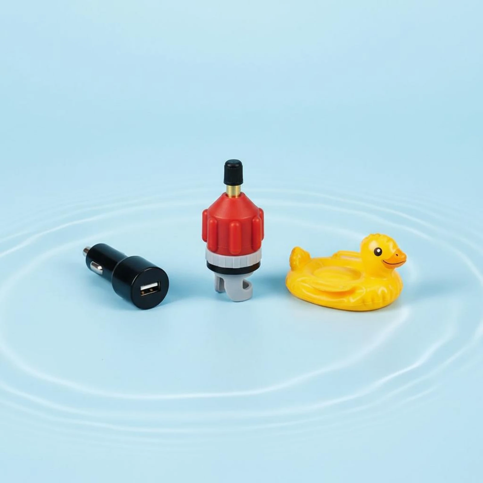 Picture 3: Air Connector Adapter Sturdy Construction Inflatable Boat Connector Converter Paddleboard Pump Adapter Labor-Saving Electric