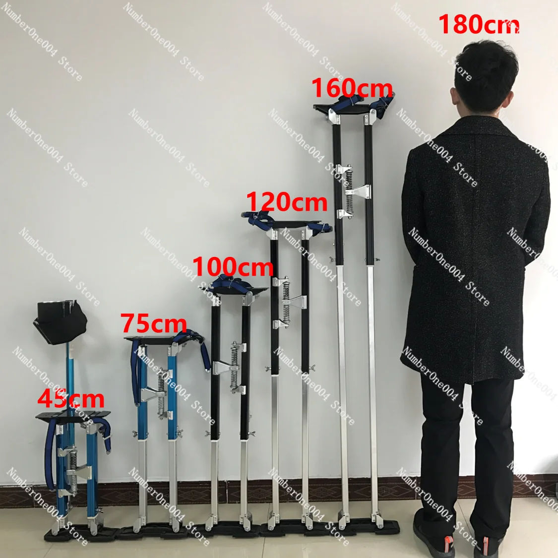 Aluminum Alloy Ladder Stilts Adult Lifting Tripod High Foot Height Increasing Machine Shoes Indoor Decoration Stage Performance