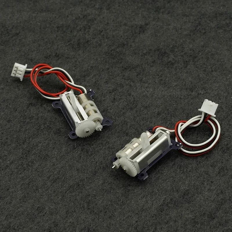 1Pair 3.7-6V 1.5g Ultra-Micro Digital Linear Servo w Left-Right Movement Max 180° Rotation for Mini Indoor Drone Coreless Motor