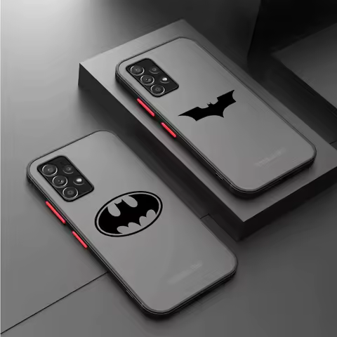 Super Batman Logo Phone Case for Samsung Galaxy A52 A72 A12 A13 A14 A21s A22 A23 A24 A33 A50 A51 A53 A54 A70 A72 A73 5G Cover