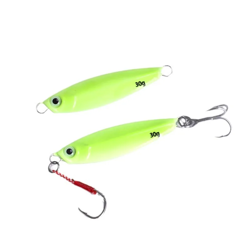 15g 20g 25g 30g 40g 50g 60g luminous glow metal sea bass mackerel snapper fishing lure cast fishing bait jigging lure sea