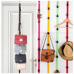 Sangles réglables avec crochets, chapeau, sac, manteau, vêtements, supports de rangement, cintre au-dessus de la porte, Cisco, armoire, chambre, évaluation T1