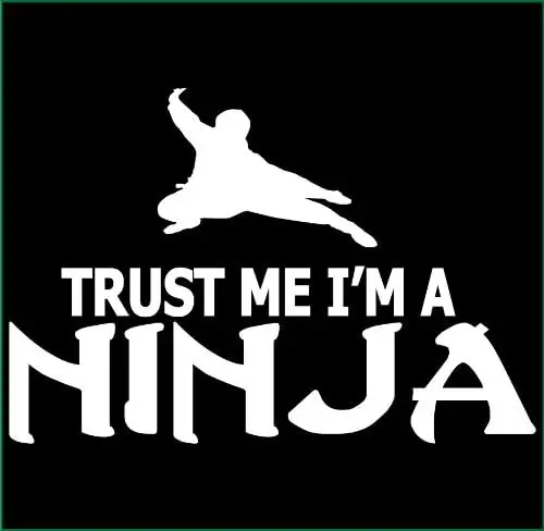 Trust Me I'm a Ninja Adult T-Shirt