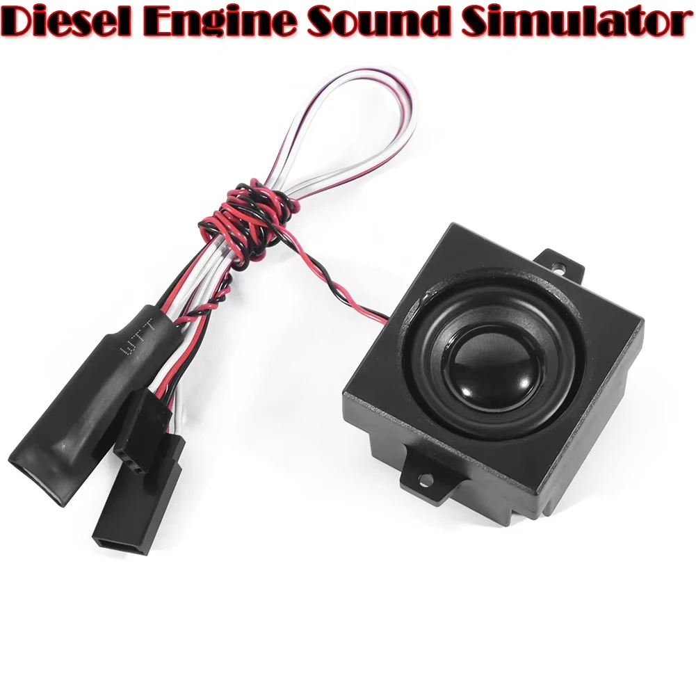 Fernbedienung Dieselmotor Soundmodul Simulation Lautsprecher geeignet für RC Baufahrzeug Container LKW Bagger Modus