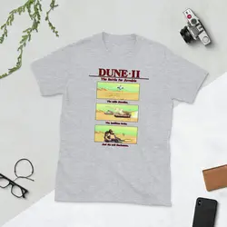Dune 2 Battle for Arrakis 레트로 비디오 게임 Amiga C64 반팔 티셔츠, 유니섹스 티셔츠