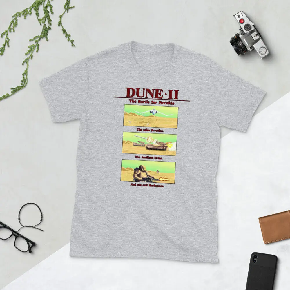 Dune 2 Battle for Arrakis retro video game Amiga C64 Short-Sleeve Unisex T-Shirt