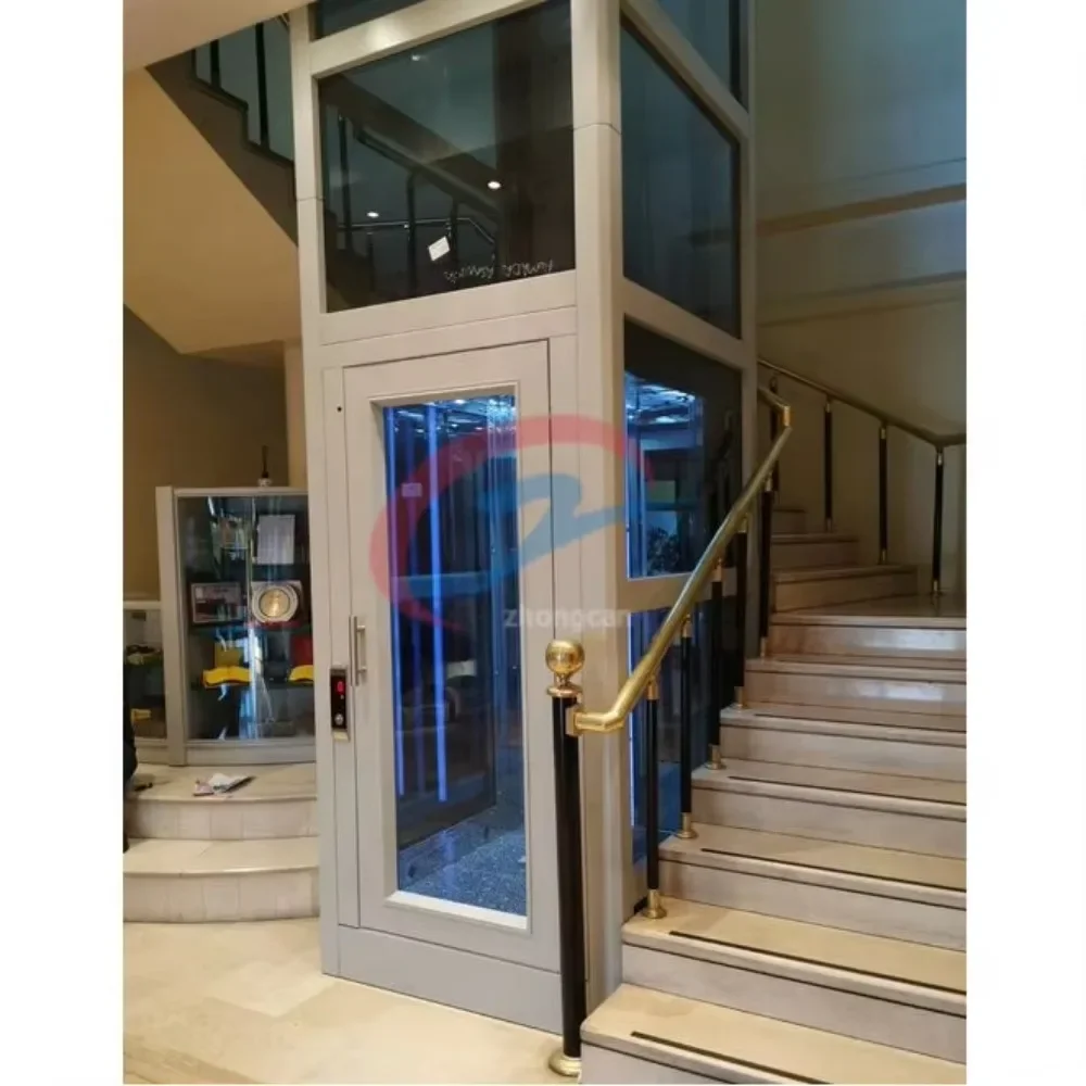 Best pri hydraulic residential elevator small home lift /2 floor 3 floor electric house elevator passenger lifts