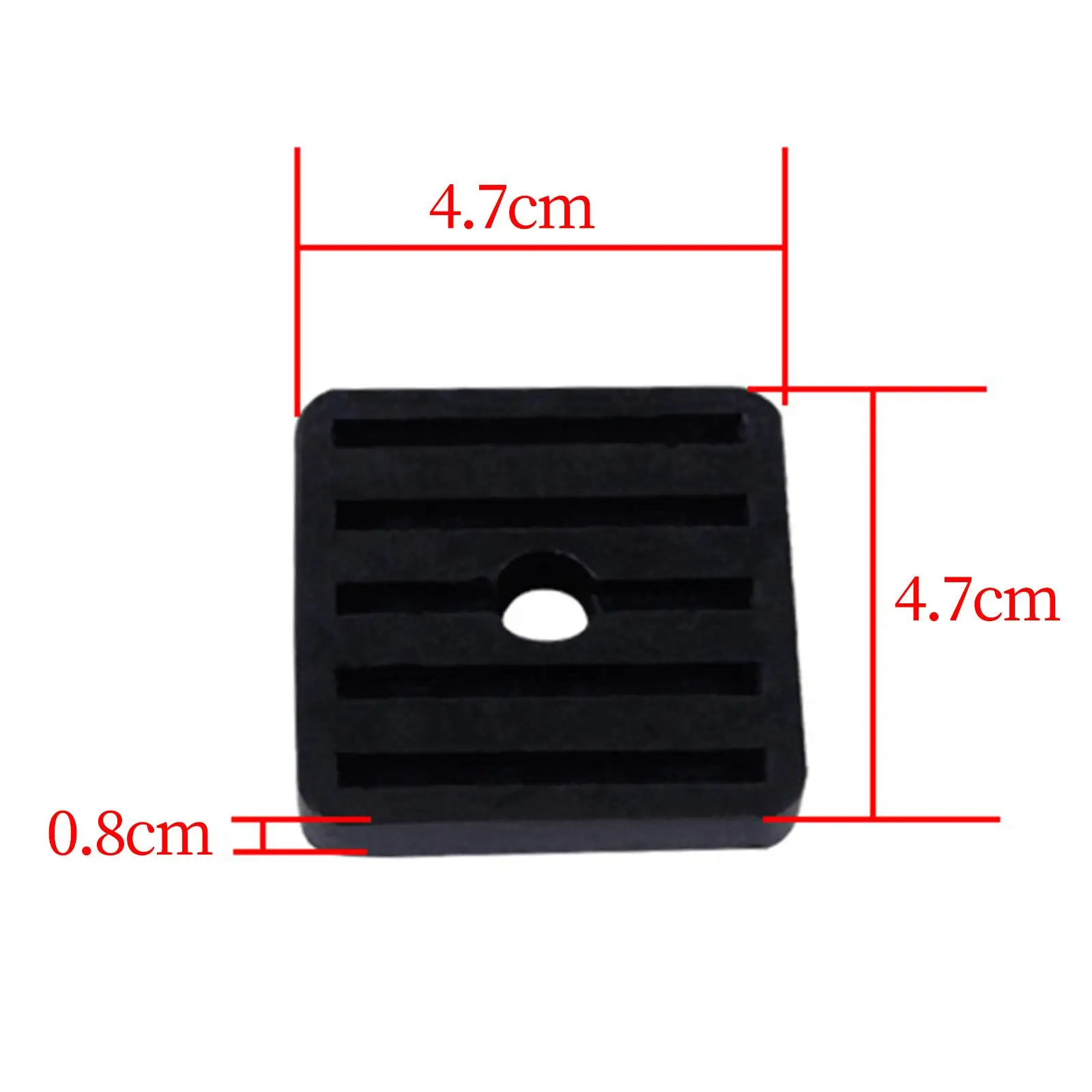 Air Conditioner Anti-vibration Pads Rubber Isolator Pads Shock Absorbing Square