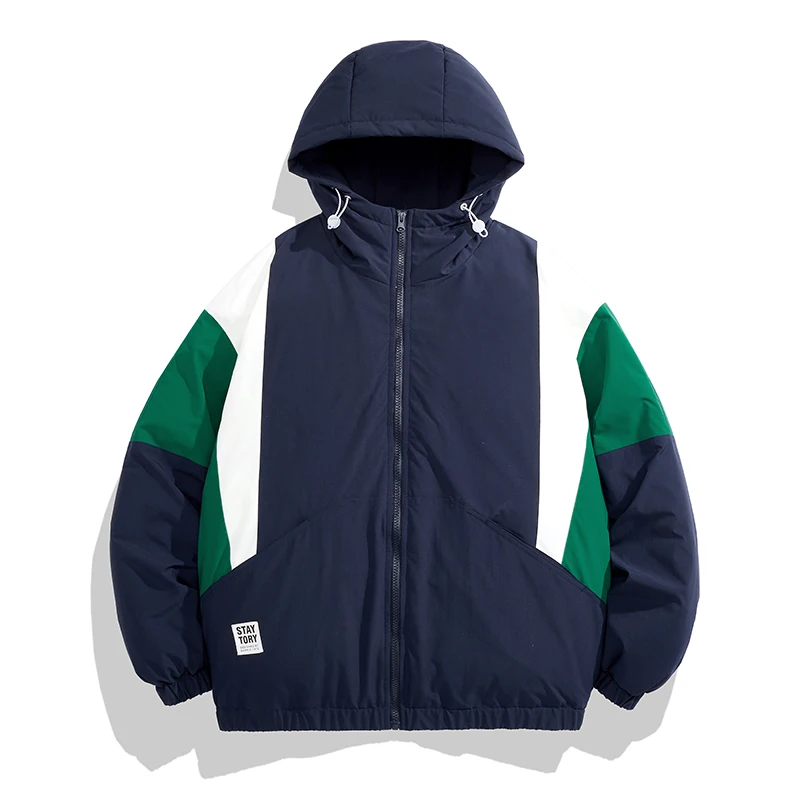 

Мужская уличная хлопковая куртка с капюшоном, модная повседневная стильная Roupas Masculinas, ветрозащитная водонепроницаемая одежда, удобное пальто