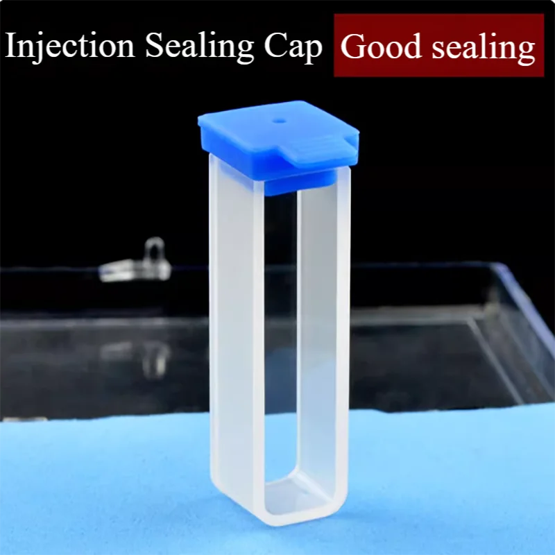 

10mm cuvette sealed lid silicone material is sealed