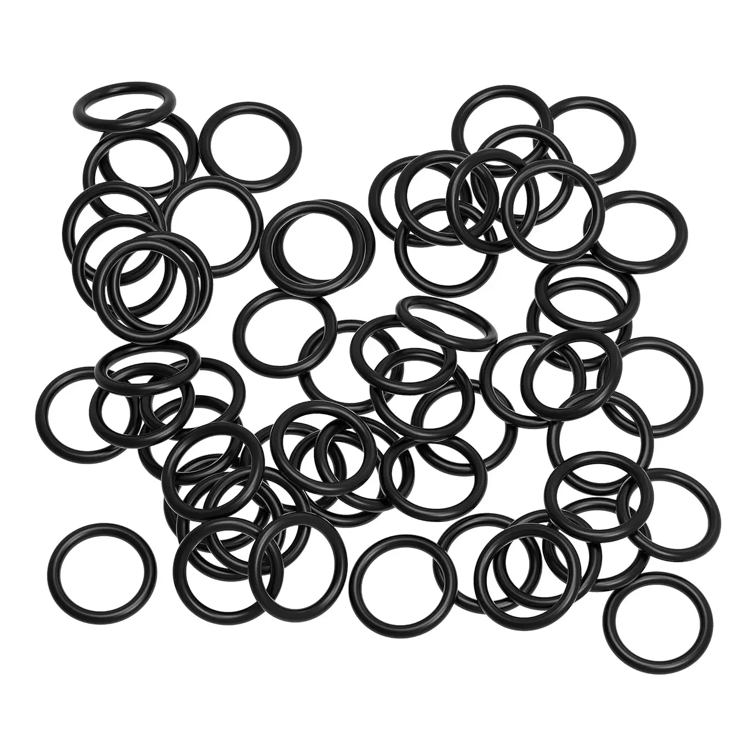 10/50pcs NBR O Ring Gasket CS 2mm OD 5mm~150mm Nitrile Butadiene Rubber Spacer Oil Resistance Washer Round Shape