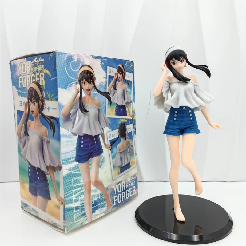 Figura de Anime Spy×Family Kawai Anya Forger Yor Forger, figuras de acción de pie, muñeca coleccionable en miniatura, juguetes en Stock