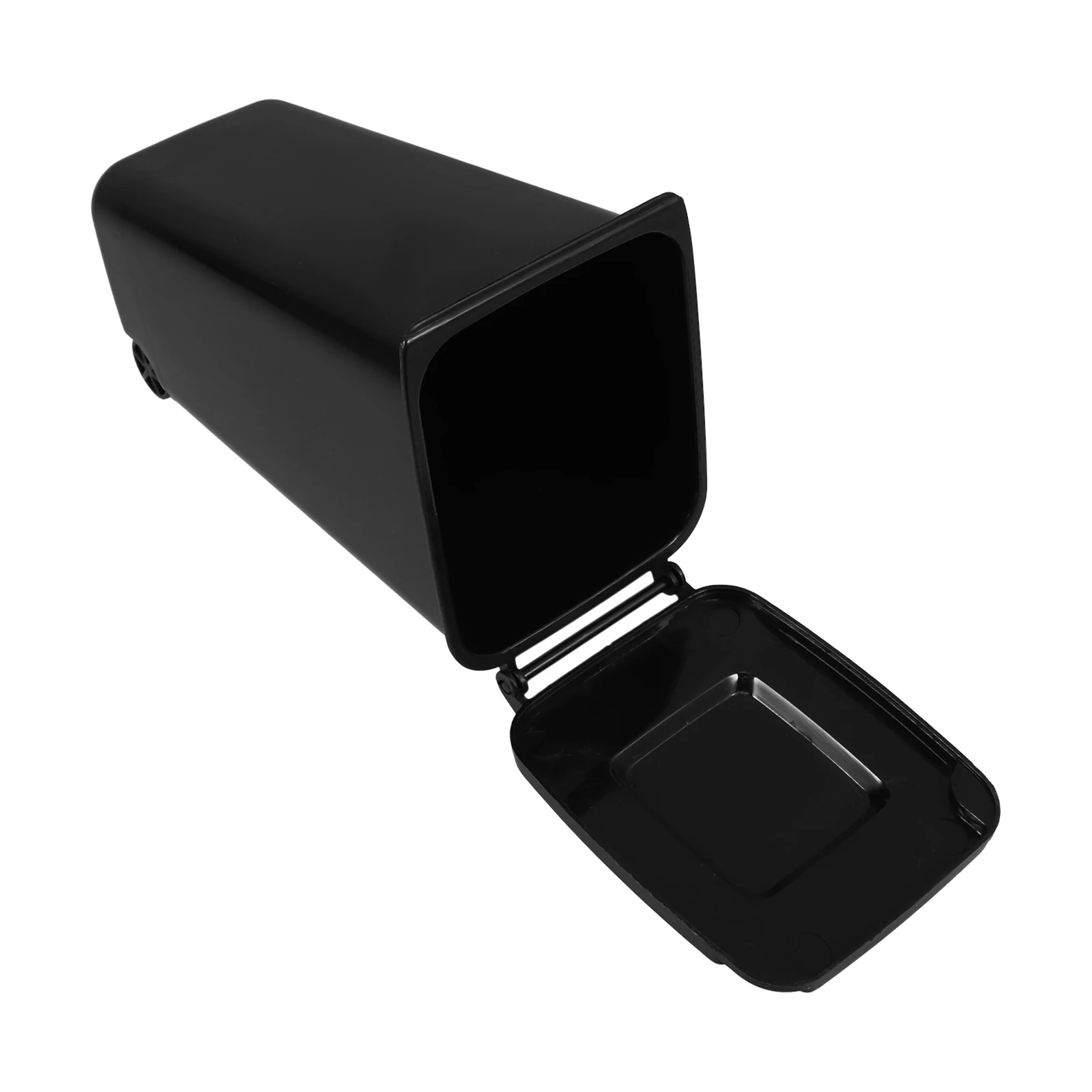 

Компактное мусорное ведро для стола, маленький контейнер для мусора с крышкой, портативный контейнер для отходов, декоративный органайзер для ручек, ведро для хранения