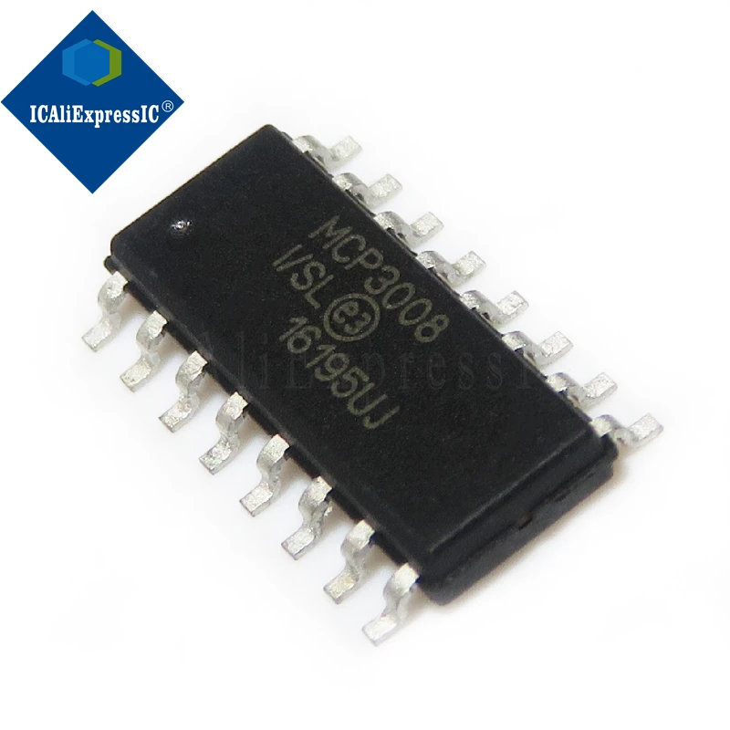 1pcs/lot MCP3008-I/SL MCP3008ISL MCP3008 SOP-16 In Stock