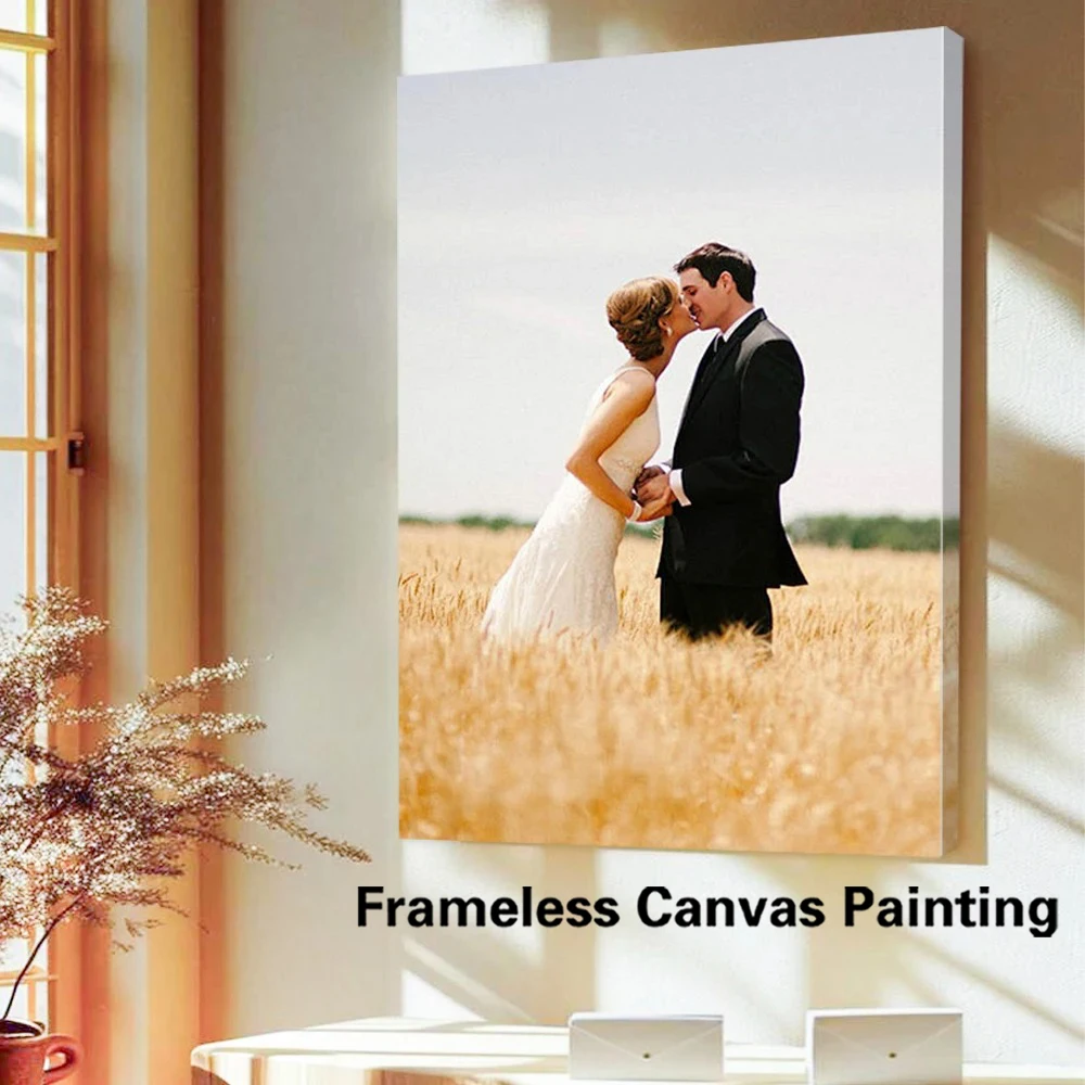 1pc Frameless Personalize Custom Photo marry Modern Hd Printed Scenery Poster Wall Pictures Room Decor Wall Decor Picture