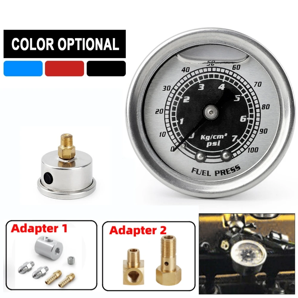 

Автомобильный топливный манометр NPT 1/8 PSI, Жидкий датчик давления для масла и топлива для Honda Civic CRX Acura Mitsubishi Eclipse