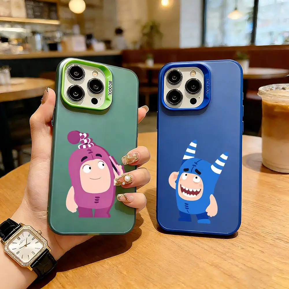 Handyhülle TPU Stoßfeste Silikon-Handyhülle für Apple iPhone 16/15/14/13/12/11/XS/XR/7 A-Oddbods