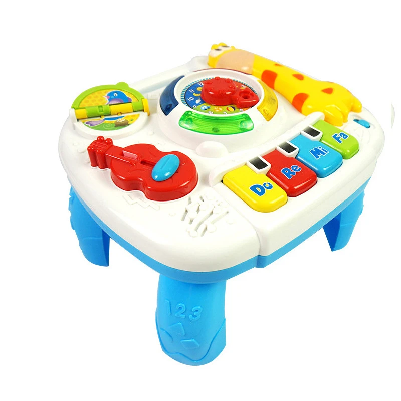 Table à musique pour bébé, jouet éducatif, Machine d'apprentissage de la musique, Instrument de musique pour tout-petit de 6 mois