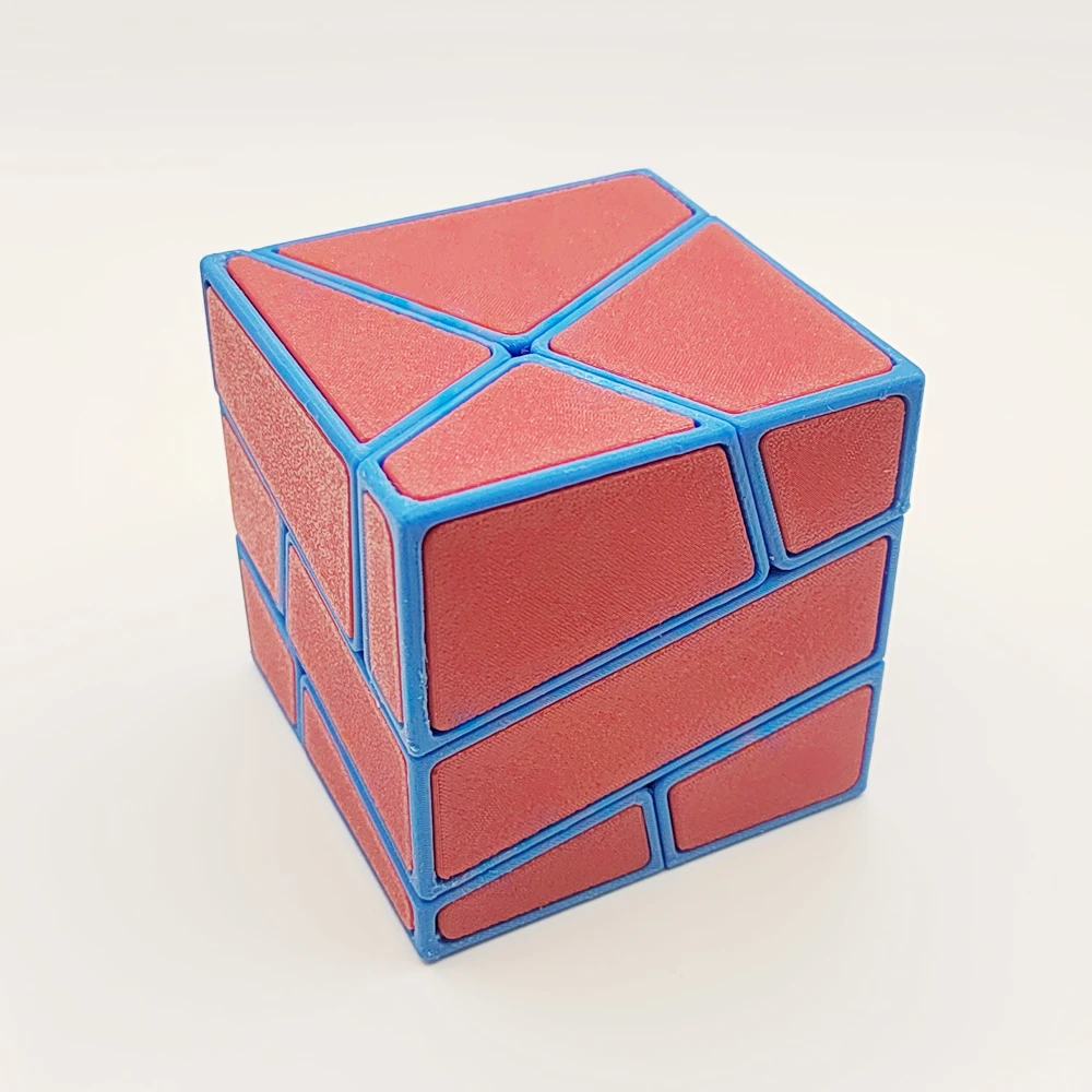 ZEPUZZLES Ghost SQ0 Cube Stickers Strange Shape Puzzle Stickerless Cube Puzzle Toys Children Gift