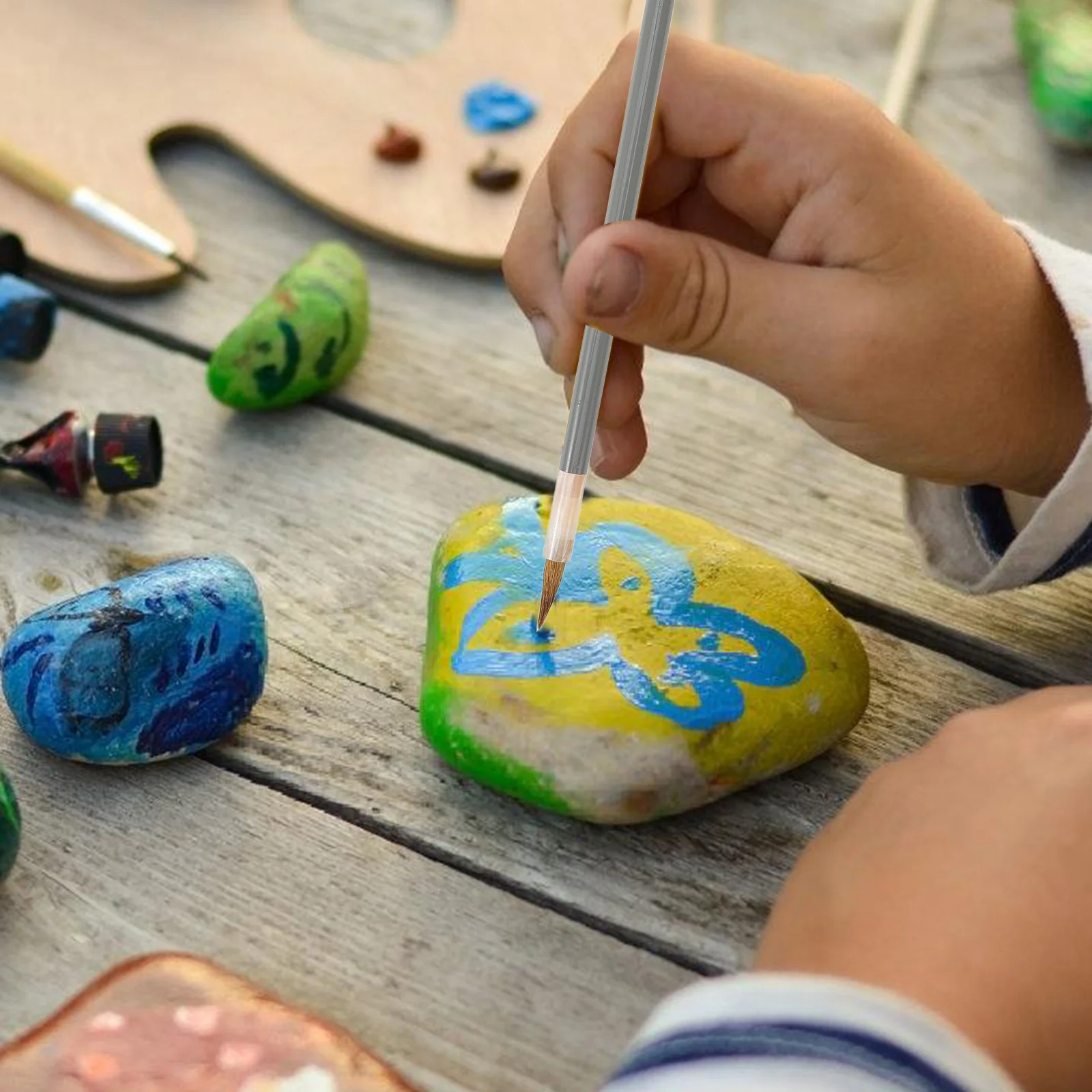 

Chinese Calligraphy Brushes Set Wolf Hair Traditional Design Excellent Control Precision Suitable Beginners Artists Enthusiasts