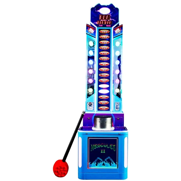 Cheap Coin Dispenser King Of The Hammer Hitting Redemption Arcade Game Machine Punch Boxing Hammer