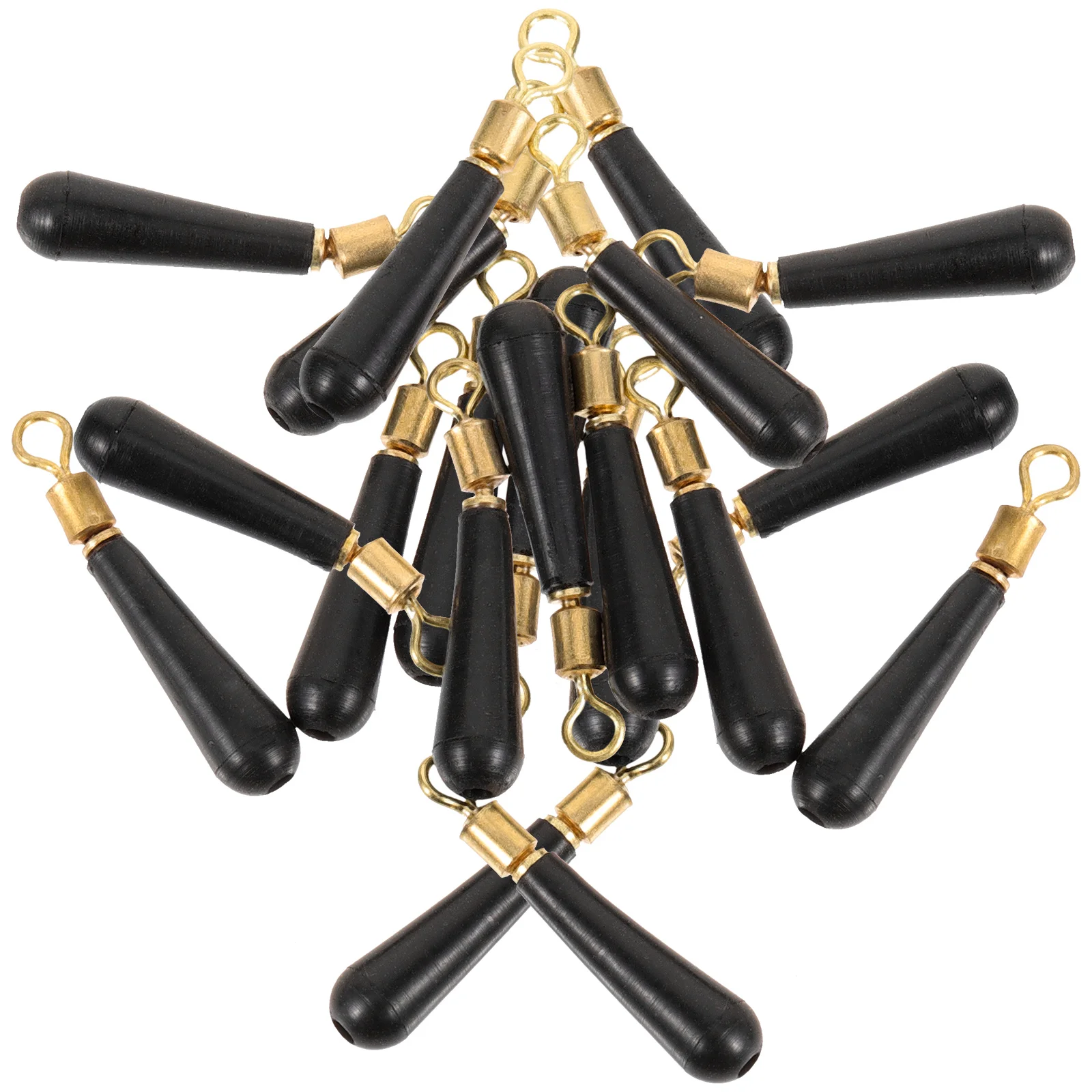 

30 Pcs Anti Float Seat Supplies Twine Sinkers Line Stops Stoppers Novel Creative Visible Distance Lightweight Compact