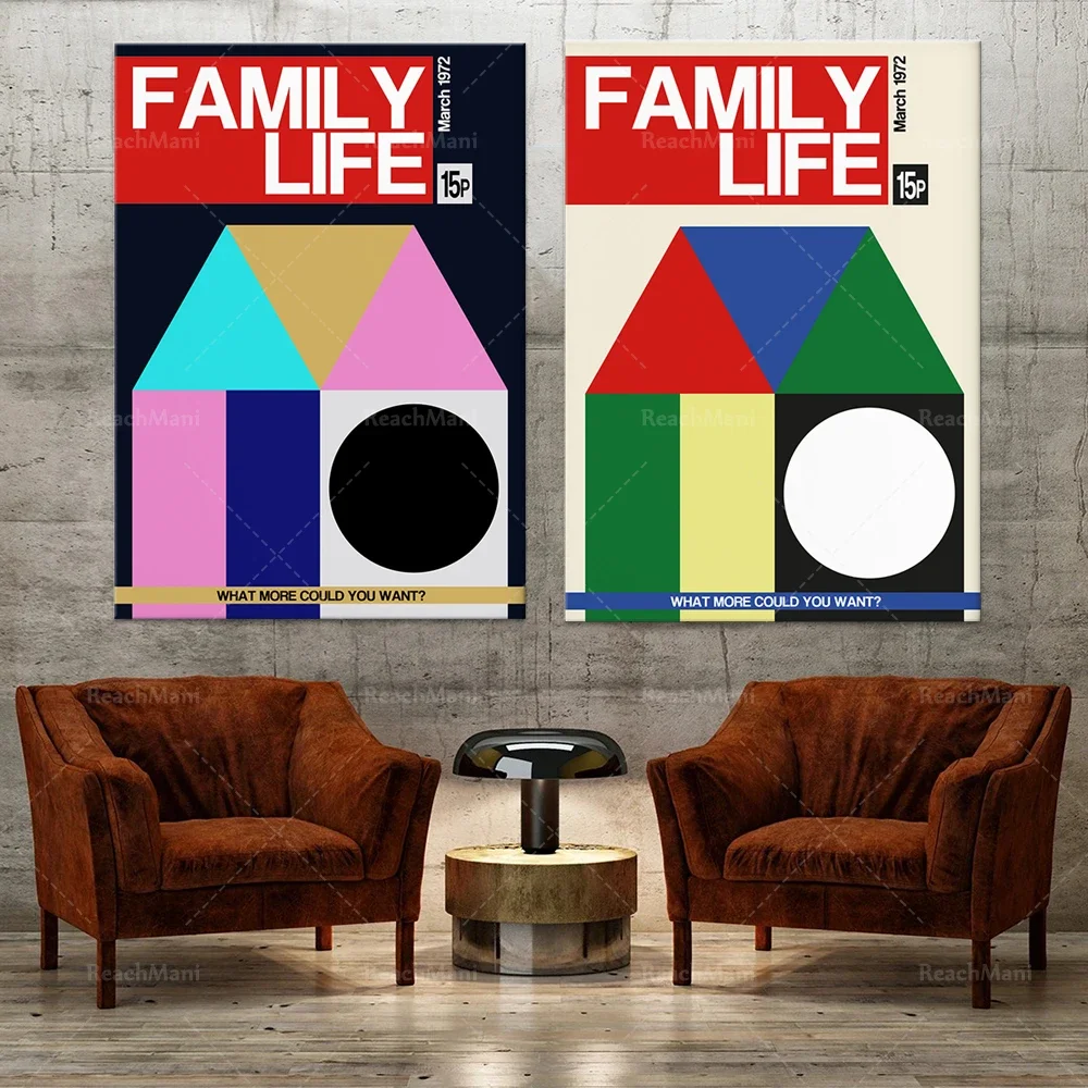 Family life art prints | Vintage typography art | High resolution stock photos | Wall decoration CLIPARTO | Dessini poster galle