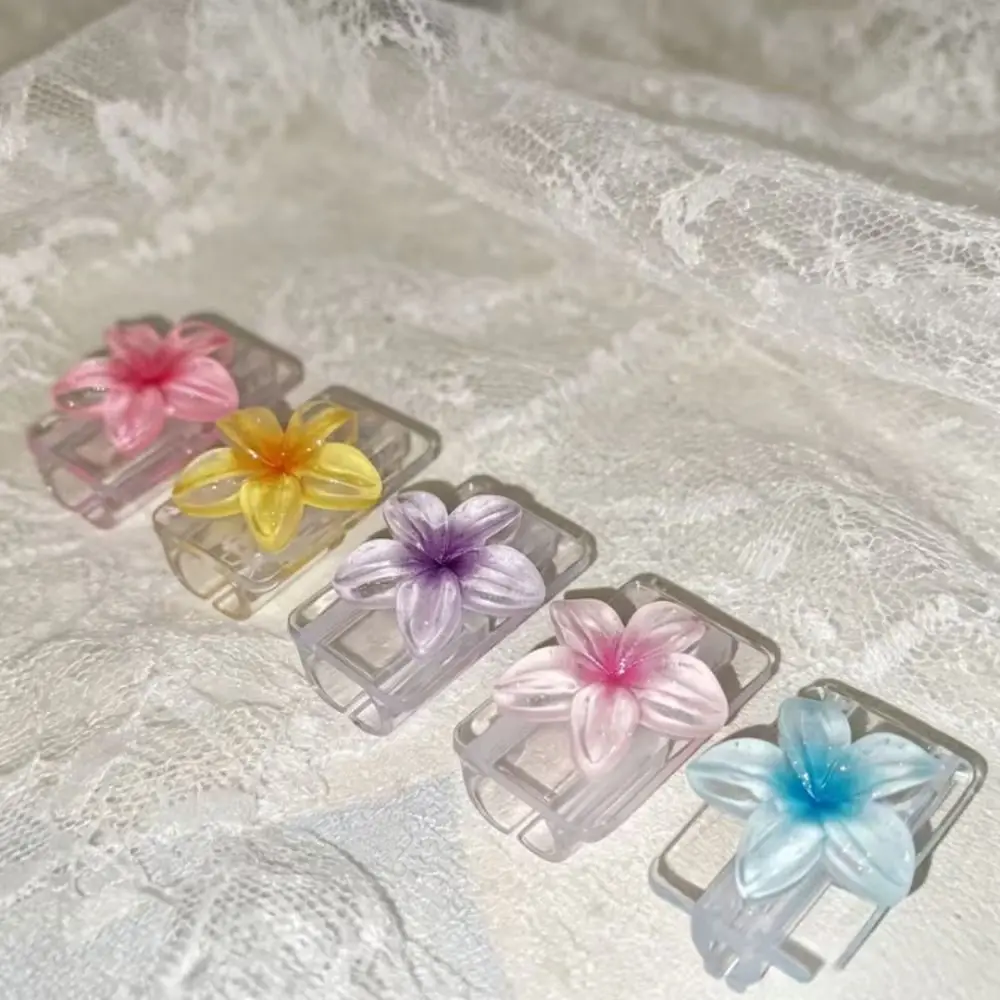Plumeria Flower Charging Cable Protector Anti-Break Anti-Fray Cable Saver Cover Decorative Cord Protector