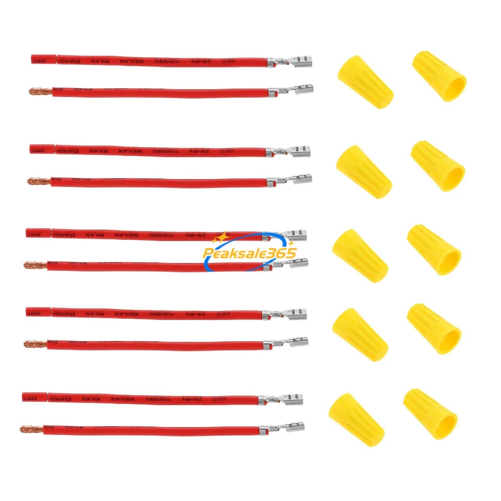 5kits 279457 Dryer Heating Element Connection Cord kit for Whirlpool May-tag Ama-na AP3134638 PS334206 279457VP PS334206 T2502