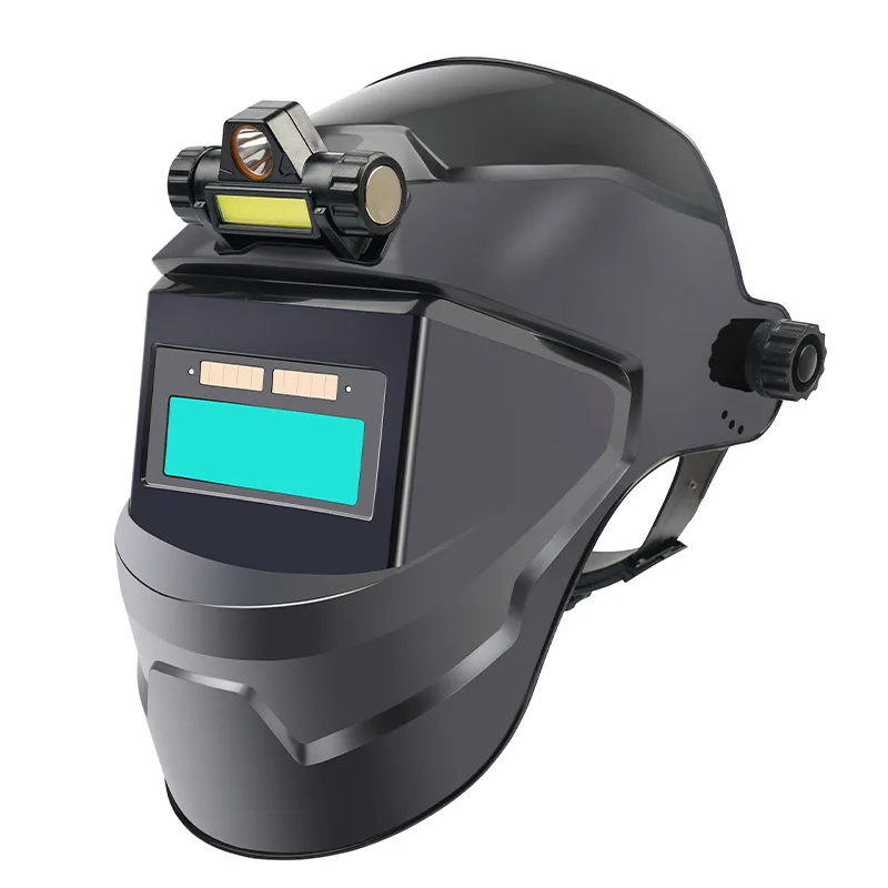 

Automatic Welding Mask Large View True Colo Auto Darkening Welding Facemask 130℃ Temperature Resistant For Arc Welding Cutting