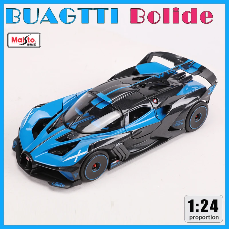 

Maisto 1:24 Bugatti Bolide Supercar Static Simulation Die Cast Vehicles Collectible Model Car Toys