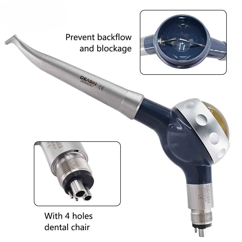 

Dentals High Quality Air Flow Teeth Polishing Polishers Handpiece Hygienes Prophys Jet 4 Hole Dentistrys Other Equipment