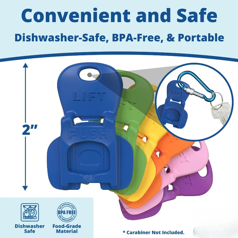 فتاحة علب المشروبات كوكا كولا فتاحة علب بلاستيكية بسيطة فتاحة زجاجات صغيرة ختم الغبار سهلة السحب فتاحة علب الطعام بار #5