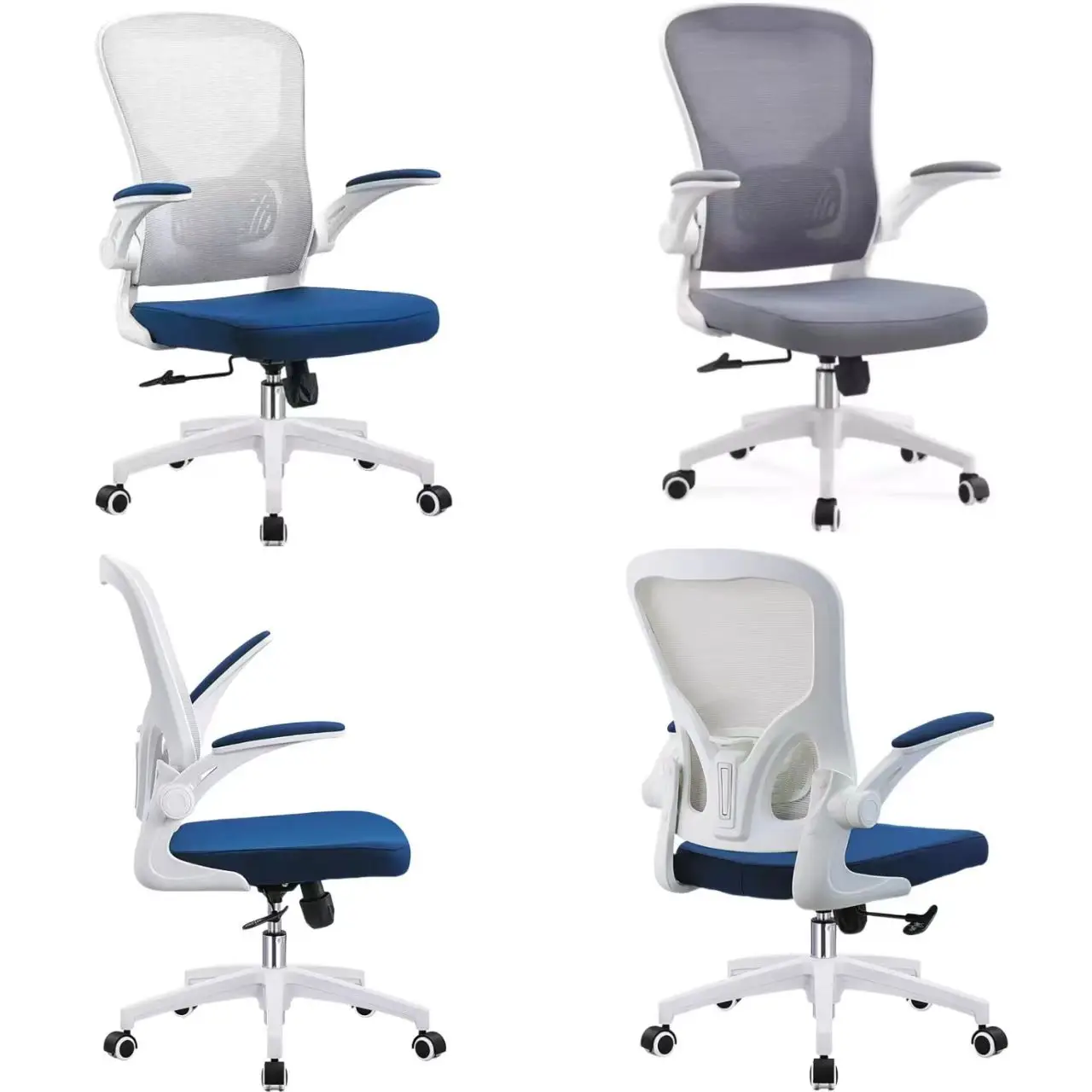 tuv認証取得済み人間工学に基づいたオフィスチェア、ランバーサポート、高さ調整可能、アームレスト付き、会議室および業務用