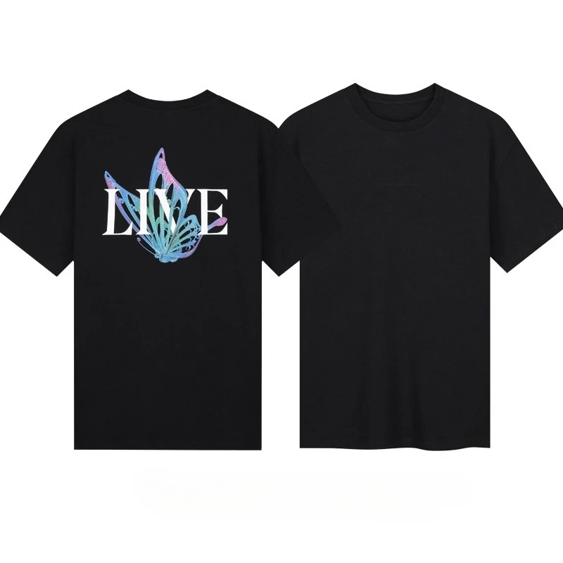 2025 الآخرة تومورولاند الرجال النساء تي شيرت قميص مطبوع الملابس مصمم المحملة القطن المتضخم تي شيرت الصيف بلايز #4