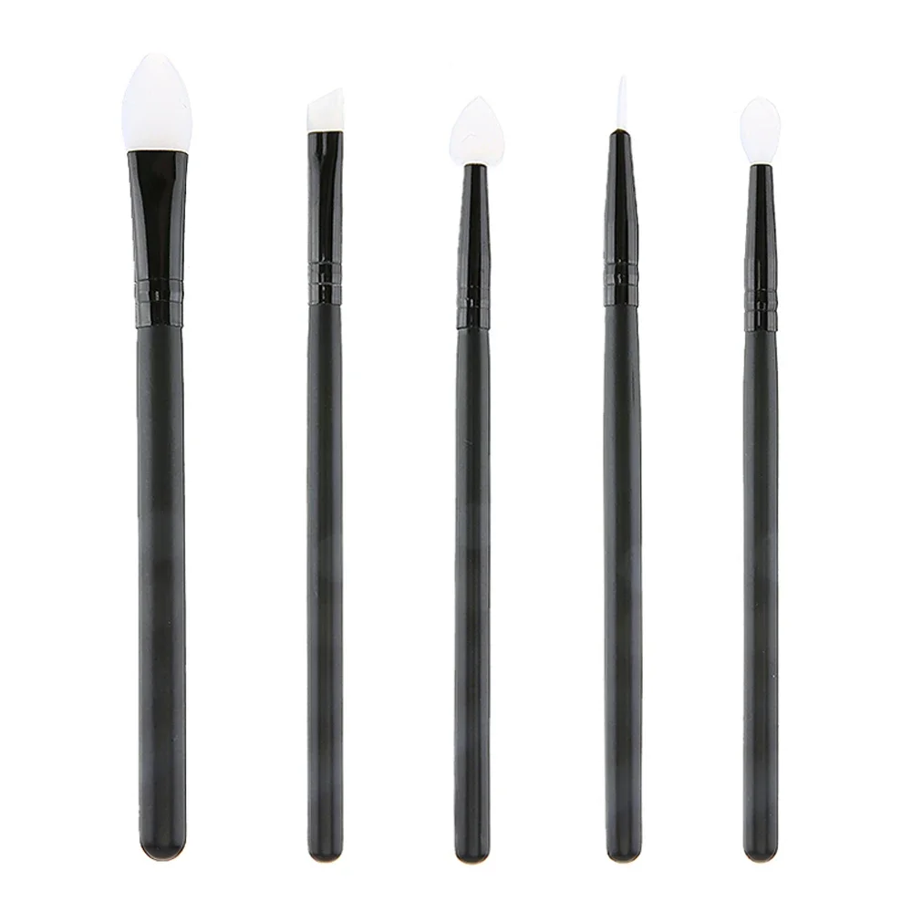 Sdotter 5Pcs Silikon Lidschatten Pinsel Make-Up Lip Eyeliner Augenbraue Applikator Professionelle Make-Up Pinsel Schönheit Augen Kosmetik T