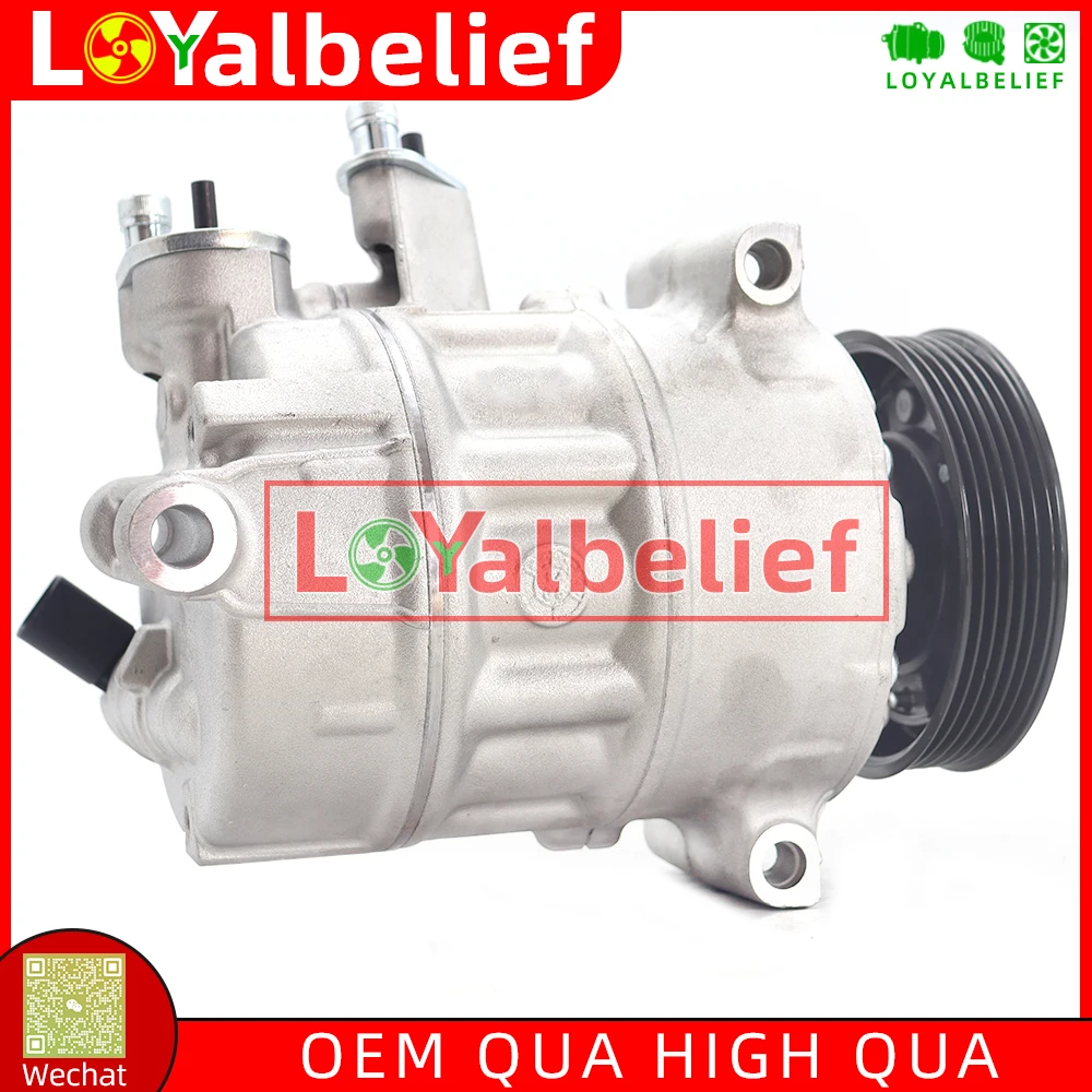 

1K0820803E AC Compressor For Volkswagen Golf Polo Passat Tiguan Jetta Audi A3 TT Q3 1K0820803G 1K0820803H 5Q0816803C