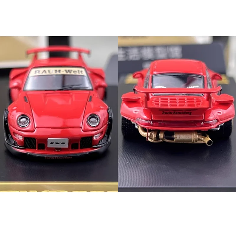 StarModel Bilancia 1/64 Porsche RWB 993 GT Giocattolo In Lega Veicolo A Motore Pressofuso In Metallo Modello Regali