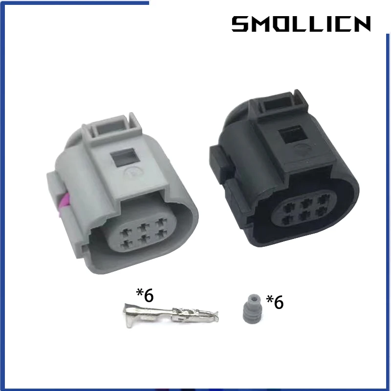 

6 Pin 1.5mm 1J0973713G 1J0 973 713 G Automotive EGR Valve Waterproof Connector Plug Auto Socket 4212 1200 42121200 4G0973813B